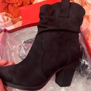Black booties